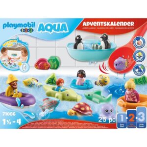 Playmobil 1.2.3 Aqua Julekalender - Bathtime Fun - 71086 - 25 De