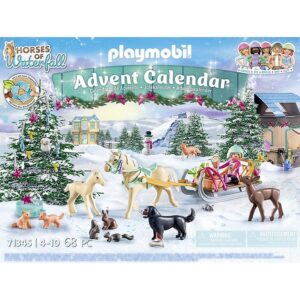 Playmobil Horses Of Waterfall - Advent Kalender - 68 Dele - 7134
