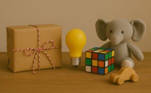 Når du vælger gaver til børn, handler det om at tænke ud af boksen